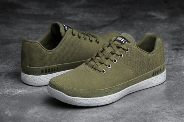 NOBULL MEN'S SHOES MOSS CANVAS TRAINER