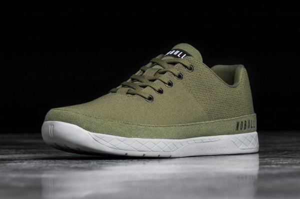 NOBULL MEN'S SHOES MOSS CANVAS TRAINER