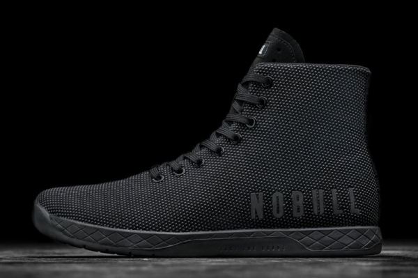 NOBULL WOMEN'S SHOES HIGH-TOP BLACK TRAINER