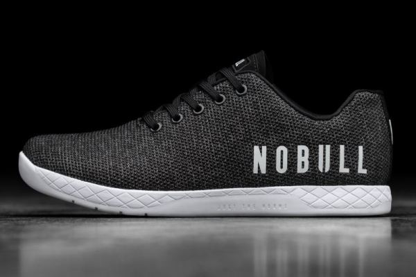 NOBULL WOMEN'S SHOES BLACK HEATHER TRAINER