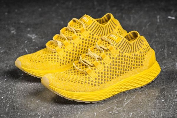 NOBULL WOMEN'S SHOES LEMON DROP KNIT RUNNER