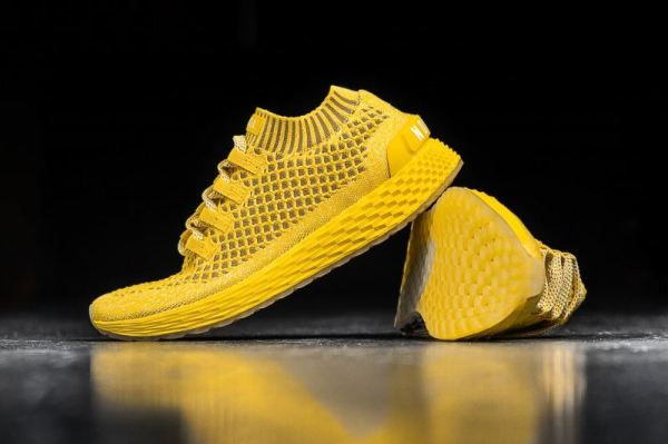 NOBULL WOMEN'S SHOES LEMON DROP KNIT RUNNER