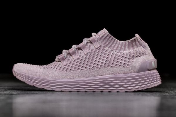 NOBULL WOMEN'S SHOES LILAC KNIT RUNNER