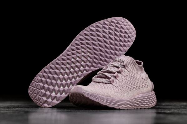 NOBULL WOMEN'S SHOES LILAC KNIT RUNNER