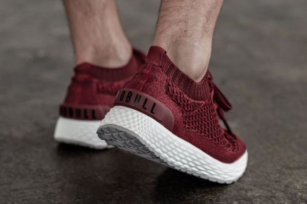 NOBULL MEN'S SHOES CRIMSON KNIT RUNNER