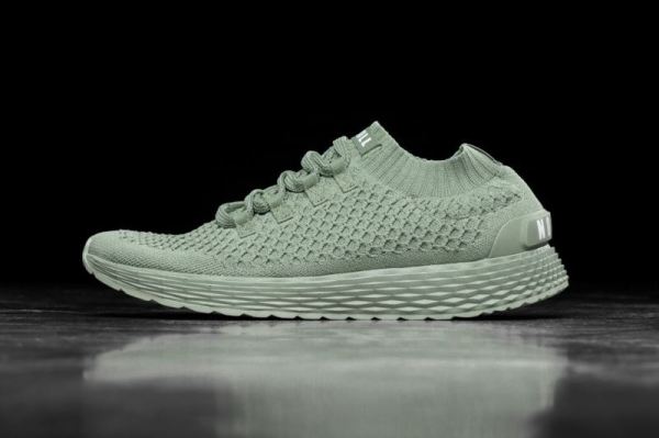 NOBULL WOMEN'S SHOES SEAFOAM REFLECTIVE KNIT RUNNER