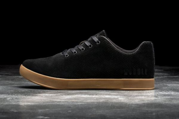 NOBULL MEN'S SHOES BLACK DARK GUM SUEDE TRAINER