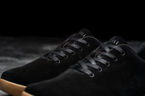 NOBULL MEN'S SHOES BLACK DARK GUM SUEDE TRAINER