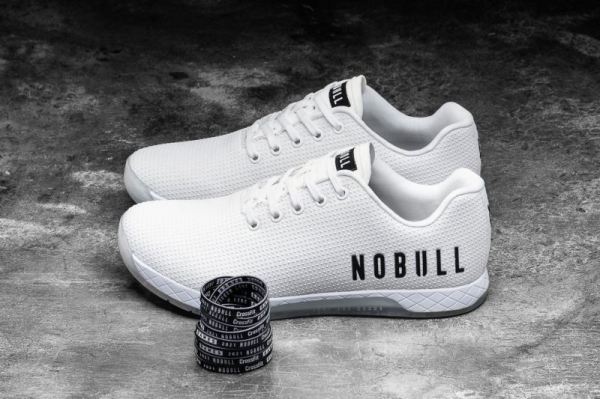 NOBULL MEN'S SHOES CROSSFIT  WHITE TRAINER