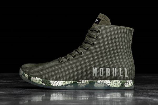 NOBULL MEN'S SHOES HIGH-TOP ARMY SUCCULENT TRAINER