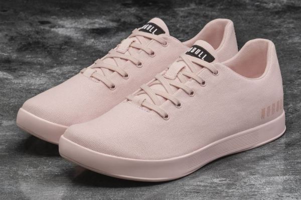 NOBULL WOMEN'S SHOES BLUSH CANVAS TRAINER