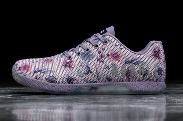 NOBULL WOMEN'S SHOES WATERCOLOR FLORAL TRAINER