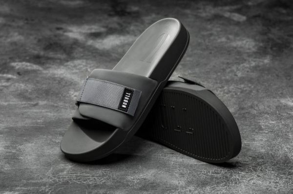 NOBULL MEN'S SHOES DARK GREY ADJUSTABLE SLIDE