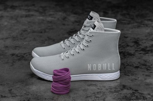 NOBULL WOMEN'S SHOES HIGH-TOP ARCTIC GREY TRAINER