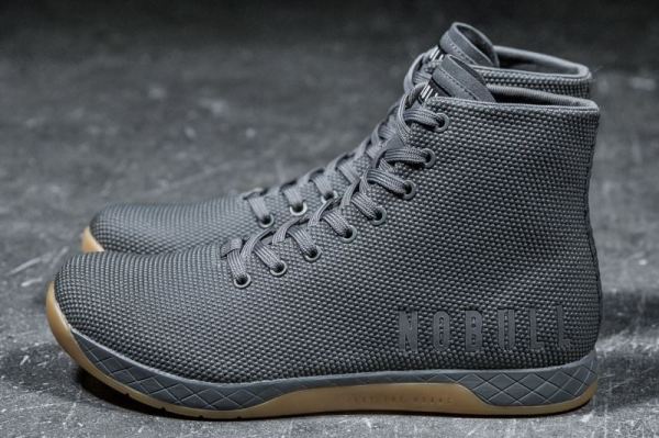 NOBULL MEN'S SHOES HIGH-TOP DARK GREY GUM TRAINER