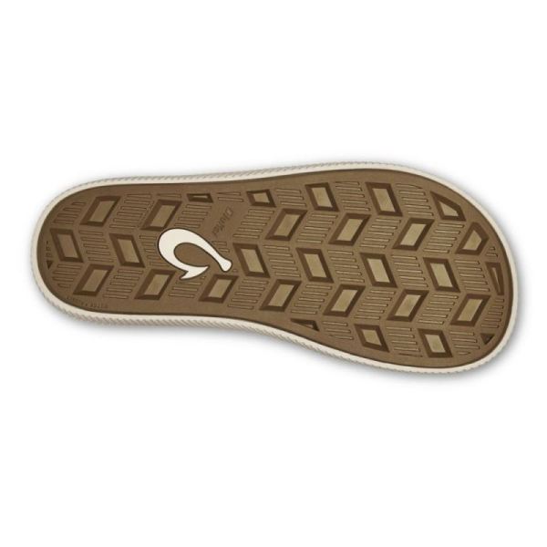 Olukai Men's Ulele 'Olu Slide Sandals - Pavement / Poi