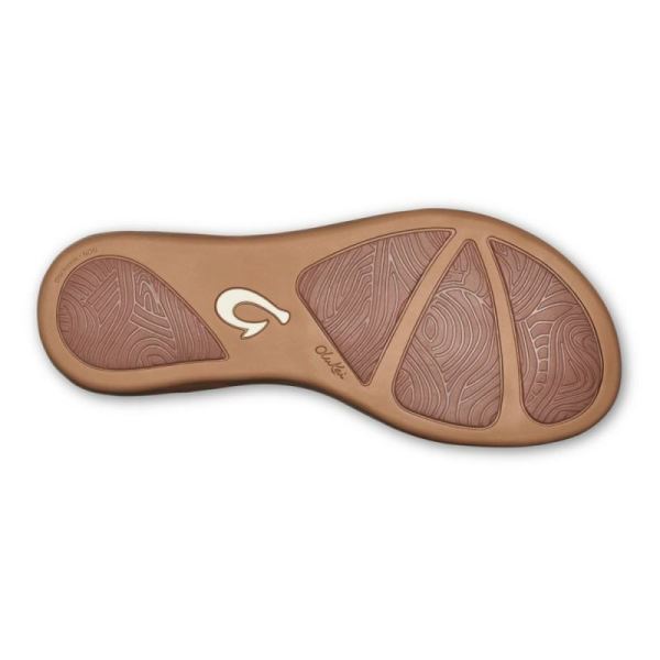 Olukai Women's Aukai Leather Sandals - Tan