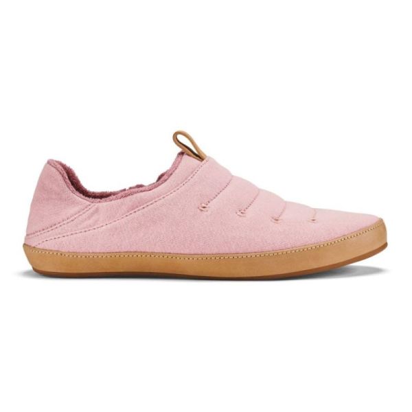 Olukai Women's Lania Jersey Slippers - Rose Sea Salt / Golden Sand