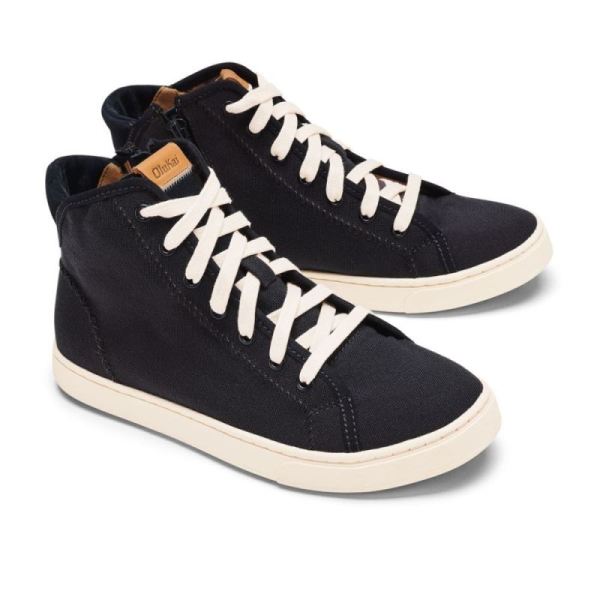 Olukai Women's Pilahi High Top Sneakers - Black