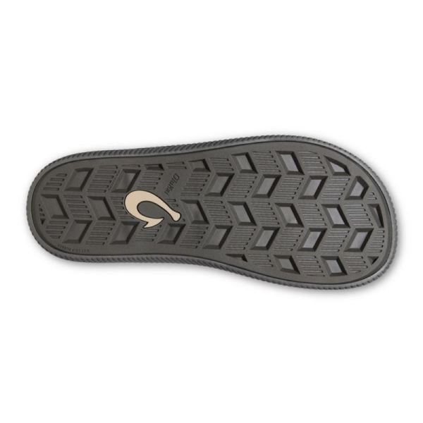 Olukai Men's Ulele - Dark Shadow / Black