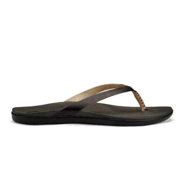 Olukai Women's Ho'opio Leather - Onyx