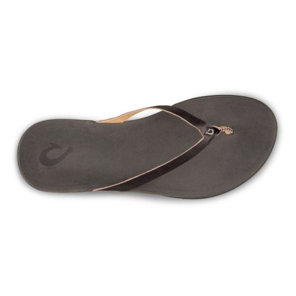 Olukai Women's Ho'opio Leather - Onyx