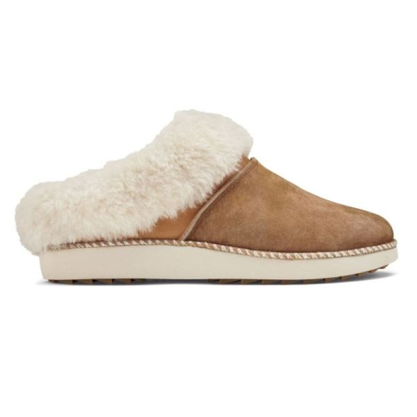 Olukai Women's Ku'i Slip-On Slippers - Tan / Bone