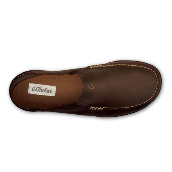 Olukai Men's Moloa - Dark Wood / Dark Java