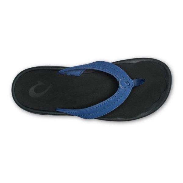 Olukai Women's Ohana Beach Sandals - Marine / Black