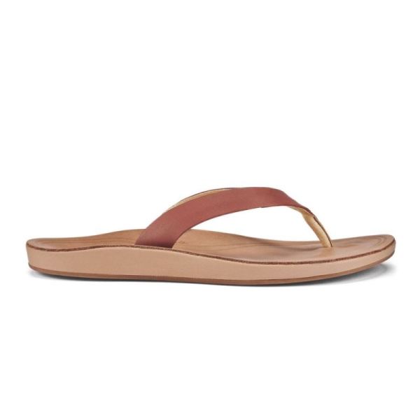 Olukai Women's Nonohe - Cedarwood / Golden Sand