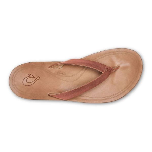 Olukai Women's Nonohe - Cedarwood / Golden Sand