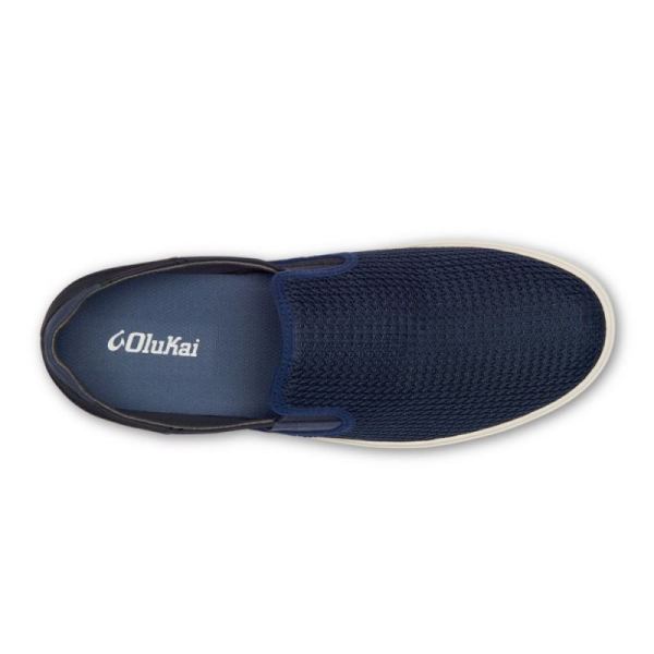 Olukai Men's Lae'ahi Slip-on Sneakers - Blue Depth