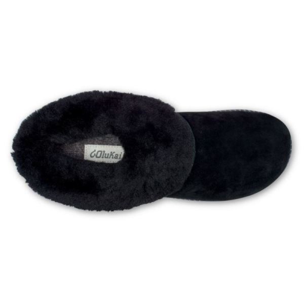 Olukai Women's Ku'i Slip-On Slippers - Black / Fog