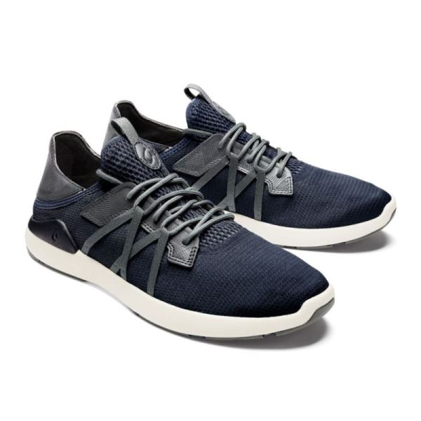 Olukai Men's Mio Li Athletic Shoes - Trench Blue / Charcoal