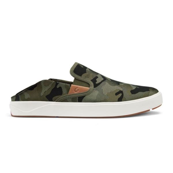 Olukai Men's Lae'ahi Pa'i Sneakers- Husk / Ke Au Camo