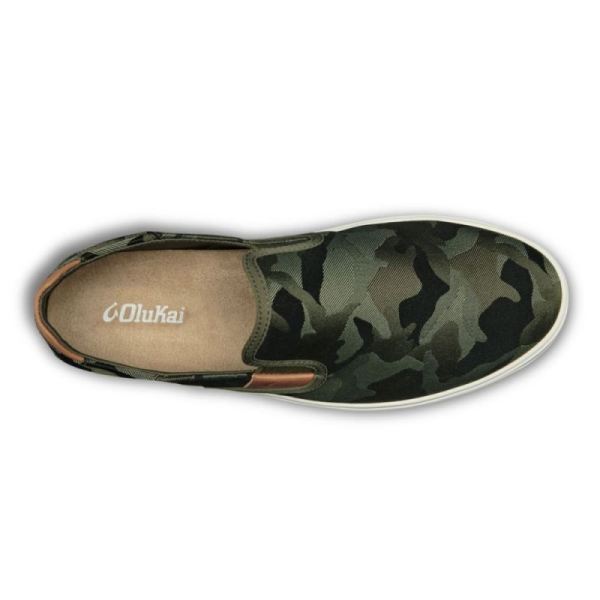 Olukai Men's Lae'ahi Pa'i Sneakers- Husk / Ke Au Camo