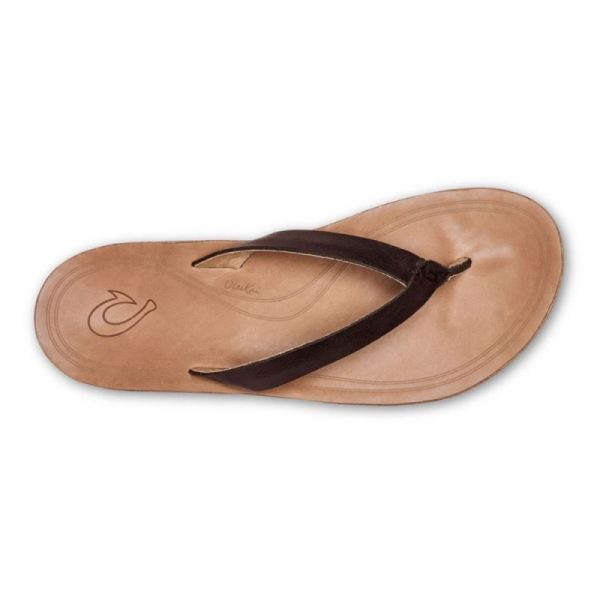 Olukai Women's Nonohe - Dark Java / Golden Sand