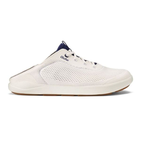 Olukai Men's Moku Pae Shoes - Bright White / Pacifica