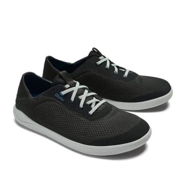 Olukai Men's Moku Pae Shoes - Black / Blue Coral