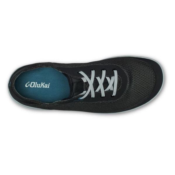 Olukai Men's Moku Pae Shoes - Black / Blue Coral