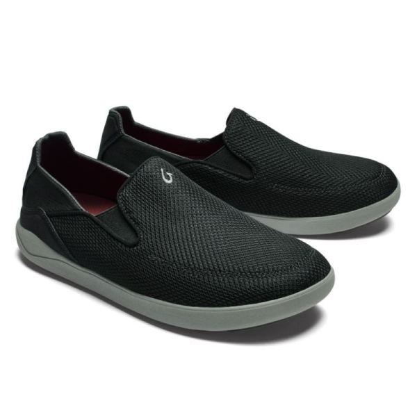 Olukai Men's Nohea Pae Slip-On Sneakers - Black