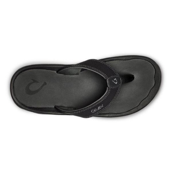 Olukai Men's 'Ohana - Black / Dark Shadow