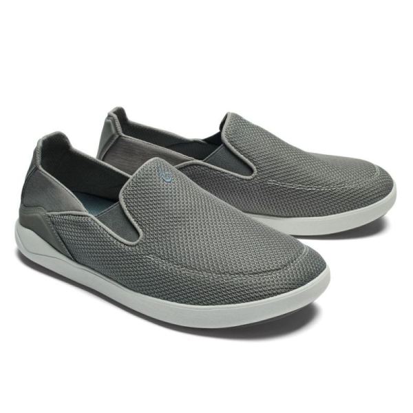 Olukai Men's Nohea Pae Slip-On Sneakers - Fog