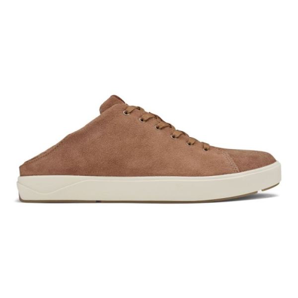 Olukai Men's Lae'ahi Li Kala Leather Sneakers - Tan