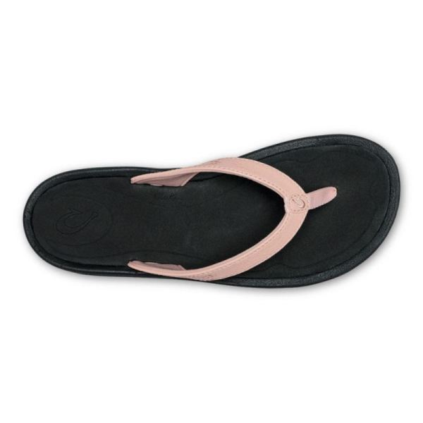 Olukai Women's Kulapa Kai Beach Sandals - Petal Pink / Black