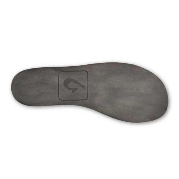 Olukai Men's Moloa Hulu Wool Slippers - Dark Shadow