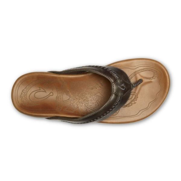 Olukai Men's Mea Ola - Charcoal / Fox