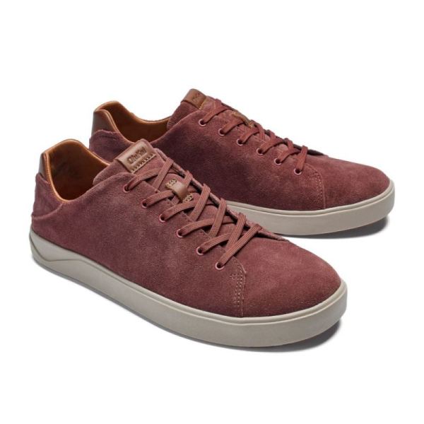 Olukai Men's Lae'ahi Li Kala Leather Sneakers - Canoe