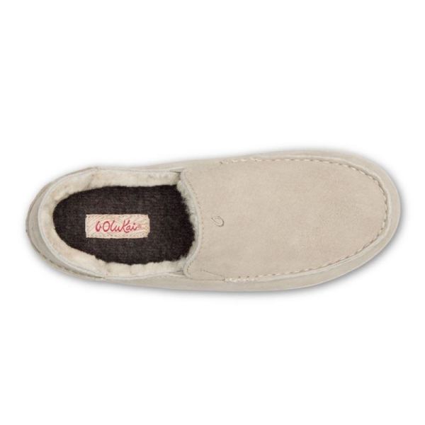 Olukai Women's Nohea Slipper Leather Slippers - Tapa / Aloha