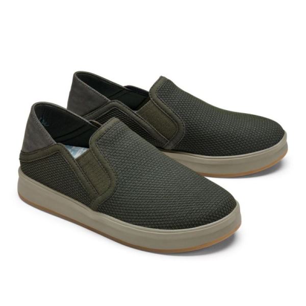 Olukai Women's Ki'ihele Slip-On Sneakers - Nori